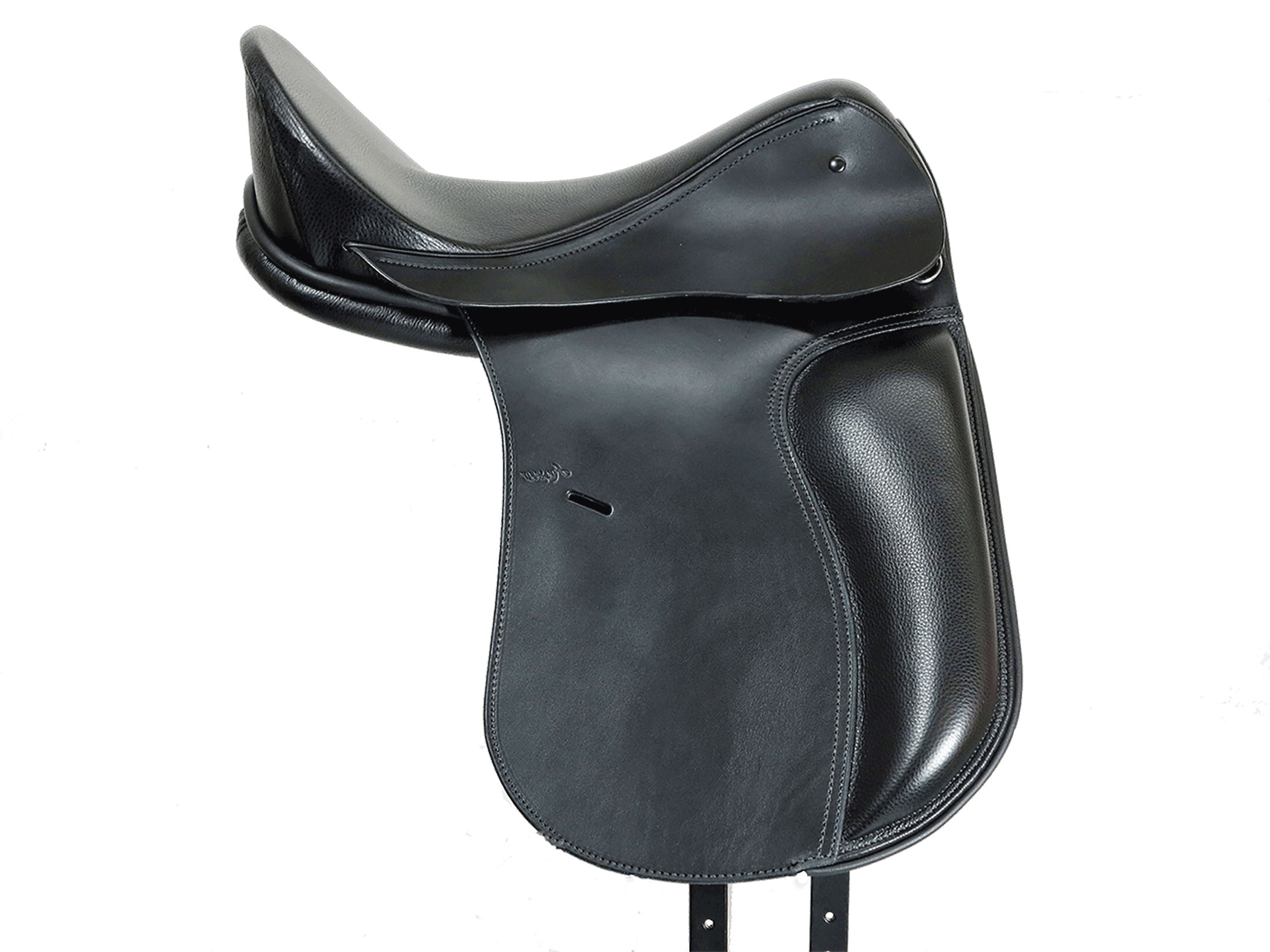 Black Available in 5 Size" With Accessories Dressage Treeless Saddle 